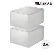 [MUJI 無印良品]PP櫥箱/深/2入