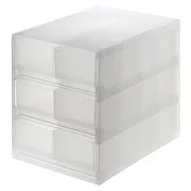 [MUJI 無印良品]PP盒/淺型/6格/附隔板(正反疊)