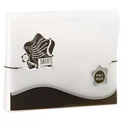 【富美特】7格風琴資料夾-A5白色．POLY ROCK系列                              White 白