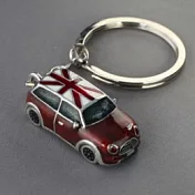 ＜dear deer＞mini(魅力棗紅) 錫銀合金鑰匙圈