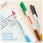 Iconic 0.4雙頭筆組(3入)