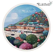 榴小妞台北景點陶瓷杯墊-台北03(E020203)