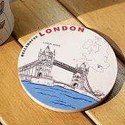 神奇陶瓷吸水杯墊_英國 鐵橋