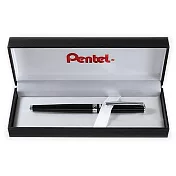 【Pentel】K611A高級不鏽鋼鋼珠筆 深穩黑