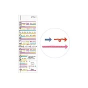 MIDORI手帳專用貼紙 IV箭頭