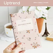 Uptrend Mini Compact Diary│口袋裡的小花園(粉紅)