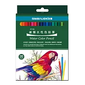 【雄獅】水性色鉛筆36色(紙盒)