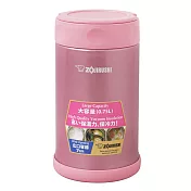 象印0.75L不鏽鋼真空燜燒杯 SW-FCE75-PS(淺粉)