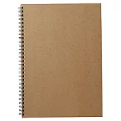 [MUJI 無印良品]植林木不易透色雙環筆記本(橫線)/B5.米