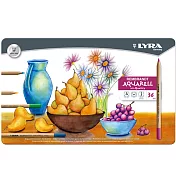 【德國LYRA】LYRA 林布蘭專業水溶性色鉛筆(36色鐵盒裝)