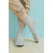 【Footer除臭襪】螺旋氣墊輕壓力除臭襪T98(男款)L                             灰色