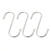 UdiLife 廚房用純白鐵S掛勾/3入