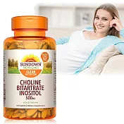 Sundown日落恩賜 孕寶膽鹼+肌醇加強錠(60錠/瓶)(到期日2021/7/01)