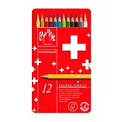 【卡達美術】SWISSCOLOR 水溶性色鉛12色