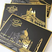 LAGO 手刮城市金色夜景明信片組 (4入附刮棒)Ver.3