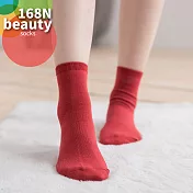 蒂巴蕾168N BEAUTY 流行女襪-素色                              酒紅