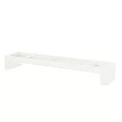 【SYSMAX】 TOP多功能鍵盤文具收納架-白色