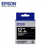 EPSON 愛普生LK-4BWV C53S654415標籤帶(黑底12mm )黑白
