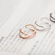 Sandra珊卓拉-立體感無限戒指玫瑰金