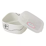 【西海陶器】有田燒微波分隔碗400ml ‧花卉