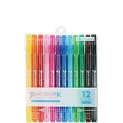 【TOMBOW日本蜻蜓】Play Color k 玩色彩雙頭筆 12色組