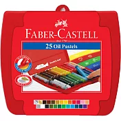 【FABER-CASTELL】精裝粗芯油性粉彩條25色