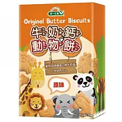 【統一生機】牛奶鈣動物餅(原味) 80g/盒