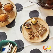 【玩德瘋_ACACIA】 圓形木製餐盤原木色（中）