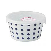 【西海陶器】波佐見燒微波碗325ml ‧藍點紋