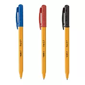 【義大利Tratto】 經典黃桿原子筆0.35(三色可選)12入藍