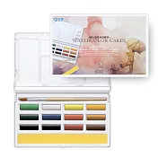 【雄獅】隨身透明水彩繪具-12色