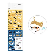 MIDORI 手帳專用貼紙Ⅶ-小貓款