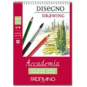 【Fabriano】Accademia繪圖本 Drawing,200G,21X29.7,30張,線圈 (素描/水彩)