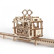 Ugears – 自我推進模型 Tram with rails 輕軌電車