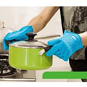 【EZlife】矽膠防滑烘焙隔熱手套(1雙)