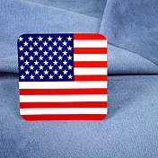 【國旗商品創意館】美國旗方形抗UV、防水貼紙/USA~