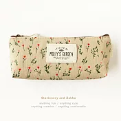 絹印小碎花收納包‧勿忘我