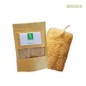 SHUGUA 舒瓜-純天然菜瓜布二入實惠組 洗碗/洗澡/洗蔬果