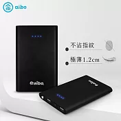 aibo 6500mAh 輕薄霧面行動電源(24.05Wh) 黑色