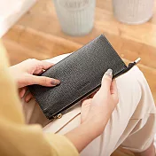 CHENSON讓錢住飯店 超薄牛皮長夾 共五色(W00018)黑色