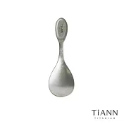 【鈦安純鈦餐具 TiANN】純鈦小湯匙 /兒童湯匙/布丁湯匙   銀色