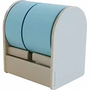 【Print Inform】ROLF 自由撕貼便利貼捲Double兩捲式 ‧白座/粉藍