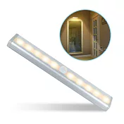 智能LED 磁吸式薄型迷你感應燈(電池式)暖黃光