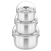 【日本寶馬】316不鏽鋼超厚調理鍋_16+19+22cm TA-S-125-SET