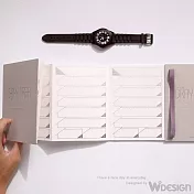 [W2Design] 我的連續記*詼諧｜無時效週記本B6 (灰)