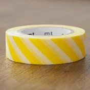 【日本mt和紙膠帶】1P_斜紋(檸檬)