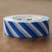 【日本mt和紙膠帶】1P_斜紋(藍)