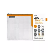 【富美特】830EVA拉鏈網袋-Planner橘黃