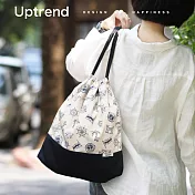 Uptrend 小旅行束口揹袋│海洋詩人‧白鯨記