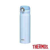 【THERMOS 膳魔師】超輕量 不鏽鋼真空保溫瓶0.5L- 薩克斯藍色(JNL-500-SAX)薩克斯藍